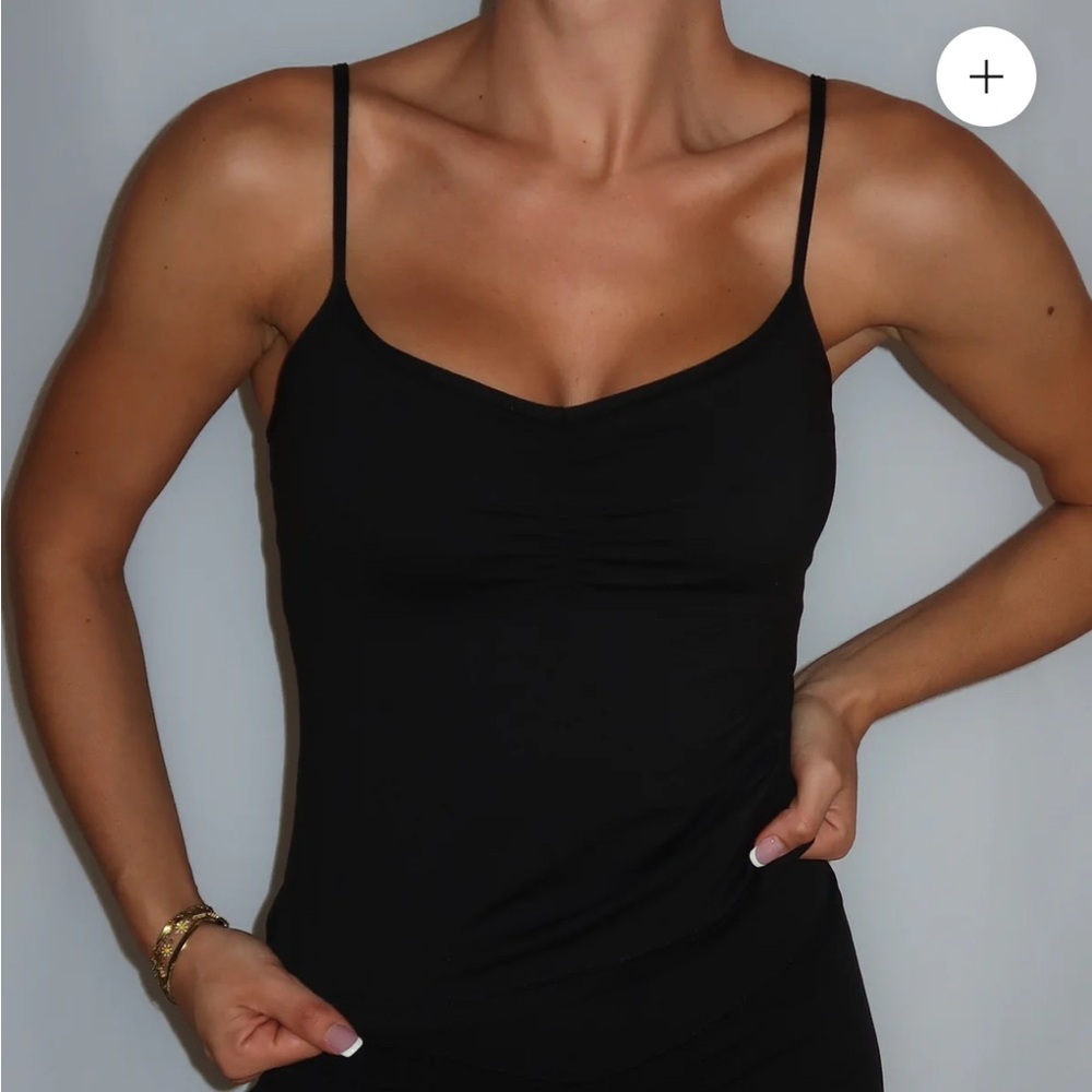NWOT Liaison The Label The Pirouette Tank Black Size Large